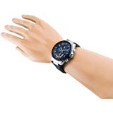 CASIO EDIFICE EQS-920BL-2AVUDF BLUE LEATHER MEN'S WATCH