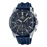 CASIO EDIFICE EQS-930BL-2AVUDF BLUE LEATHER MEN'S WATCH