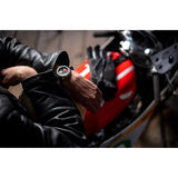 CASIO EDIFICE EQS-930HR-1ADR BLACK LEATHER MEN'S WATCH