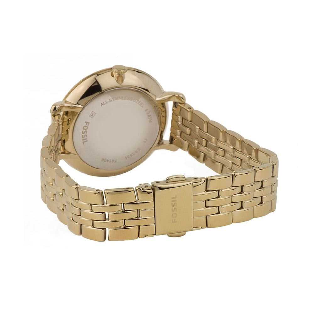 FOSSIL JACQUELINE GOLD STAINLESS STEEL ES3434 WOMEN'S WATCH - H2 Hub Watches