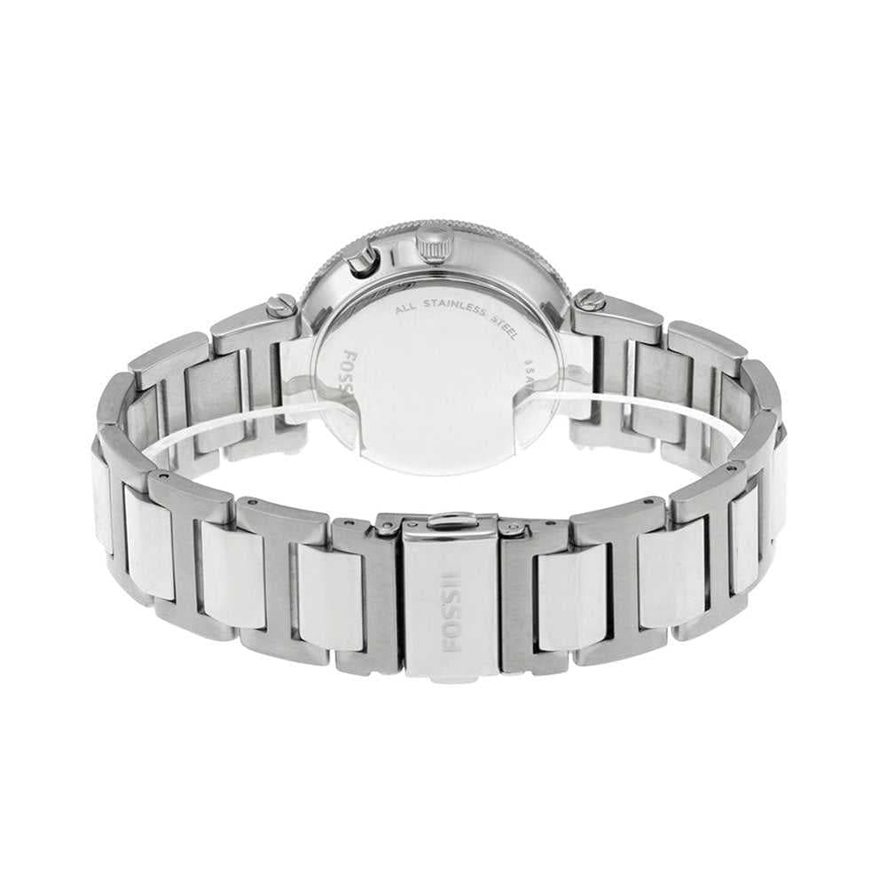 FOSSIL URBAN TRAVELER SILVER STAINLESS STEEL ES3849 WOMEN'S WATCH - H2 Hub Watches