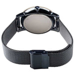 FOSSIL NEELY ANALOG QUARTZ ROSE GOLD STAINLESS STEEL ES4312 BLUE MESH STRAP WOMEN'S WATCH - H2 Hub Watches