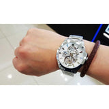 CASIO EDIFICE ESK-300D-7AVUDF CHRONOGRAPH SILVER STAINLESS STEEL MEN'S WATCH - H2 Hub Watches