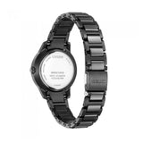CITIZEN EW2598-83L ECO-DRIVE LIMITED EDITION PCs GALAXY GRAPHIC DIAL BLACK STAINLESS STEEL WOMEN'S WATCH