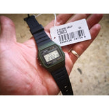 CASIO GENERAL F-91WM-3ADF-P BLACK RESIN STRAP UNISEX WATCH