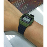 CASIO GENERAL F-91WM-3ADF-P BLACK RESIN STRAP UNISEX WATCH