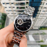 ORIENT FAG03001B0 BLACK DIAL STAINLESS STEEL MEN'S WATCH