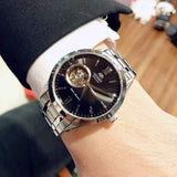 ORIENT FAG03001B0 BLACK DIAL STAINLESS STEEL MEN'S WATCH