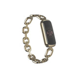 FITBIT LUXE FB422GLPK-FRCJK SPECIAL EDITION GORJANA SOFT GOLD STAINLESS STEEL PARKER LINK BRACELET