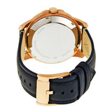 FOSSIL GRANT CHRONOGRAPH ROSE GOLD STAINLESS STEEL FS5237 BLUE LEATHER STRAP MEN'S WATCH - H2 Hub Watches