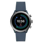 FOSSIL SPORT ALUMINIUM/NYLON FTW4021 SMOKEY BLUE SILICONE UNISEX SMARTWATCH - H2 Hub Watches