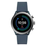 FOSSIL SPORT ALUMINIUM/NYLON FTW4021 SMOKEY BLUE SILICONE UNISEX SMARTWATCH - H2 Hub Watches