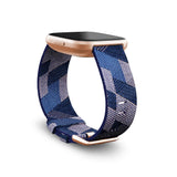 FITBIT VERSA 2 SPECIAL EDITION NAVY & PINK / COPPER ROSE ALUMINIUM FB507RGNV-FRCJK WOVEN SMARTWATCH