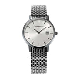 ARIES GOLD HERITAGE MASTER  SILVER STAINLESS STEEL G 1017Z S-S MEN'S WATCH - H2 Hub Watches