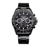 ARIES GOLD DRIFTER CHRONOGRAPH BLACK STAINLESS STEEL G 7001 BK-BK MEN'S WATCH - H2 Hub Watches