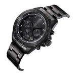 ARIES GOLD DRIFTER CHRONOGRAPH BLACK STAINLESS STEEL BLACK-OUT G 7001 BK-OUT MEN'S WATCH - H2 Hub Watches