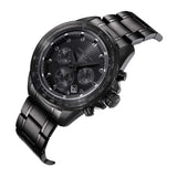 ARIES GOLD DRIFTER CHRONOGRAPH BLACK STAINLESS STEEL BLACK-OUT G 7001 BK-OUT MEN'S WATCH - H2 Hub Watches