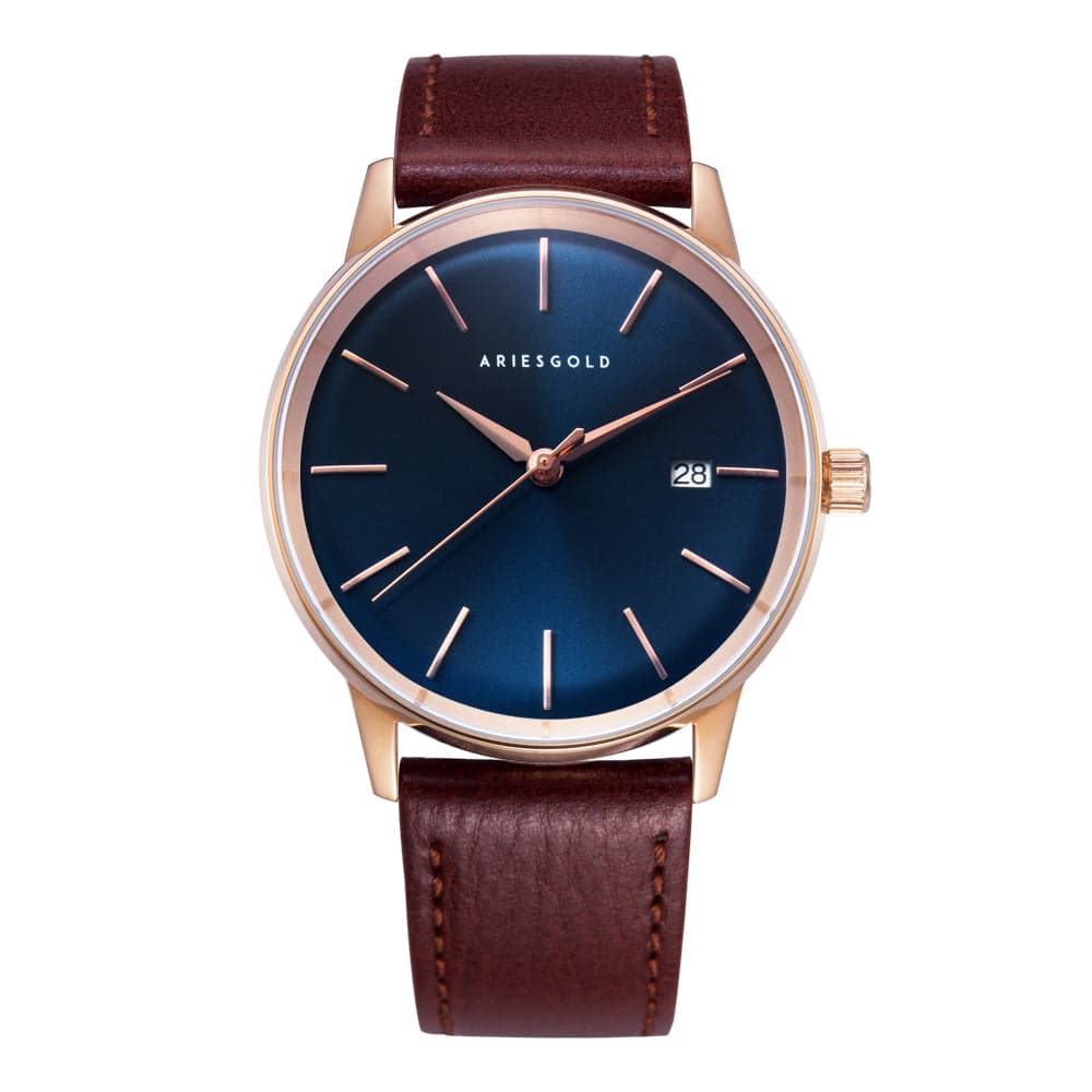 ARIES GOLD LA ORO G 9026 RG-BU MEN'S WATCH - H2 Hub Watches