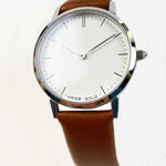 ARIES GOLD URBAN TANGO G 1007 S-W BROWN LEATHER STRAP MEN'S WATCH - H2 Hub Watches