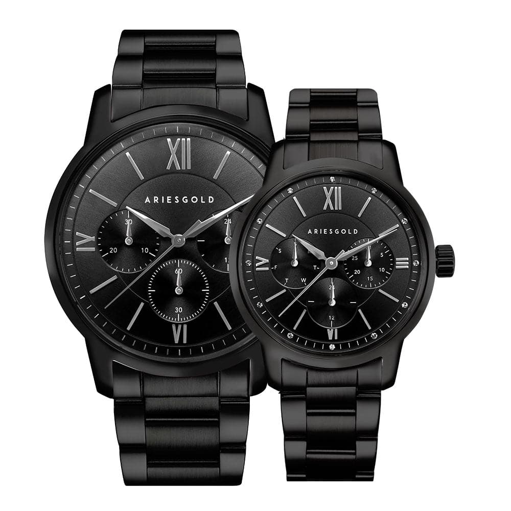 Aries gold couple watch deals