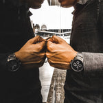 ARIES GOLD URBAN ETERNAL G 103 & B 103 BK-BK COUPLE'S WATCHES - H2 Hub Watches