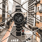 ARIES GOLD URBAN ETERNAL G 103 & B 103 BK-BK COUPLE'S WATCHES - H2 Hub Watches