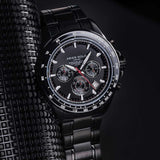 ARIES GOLD DRIFTER CHRONOGRAPH BLACK STAINLESS STEEL G 7001 BK-BK MEN'S WATCH - H2 Hub Watches