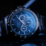 ARIES GOLD DRIFTER CHRONOGRAPH BLACK STAINLESS STEEL G 7001 BK-BK MEN'S WATCH - H2 Hub Watches