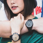 ARIES GOLD DRIFTER CHRONOGRAPH BLACK STAINLESS STEEL BLACK-OUT G 7001 BK-OUT MEN'S WATCH - H2 Hub Watches