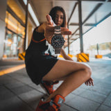 ARIES GOLD DRIFTER CHRONOGRAPH SILVER STAINLESS STEEL G 7001 SBK-BK MEN'S WATCH - H2 Hub Watches