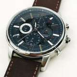 ARIES GOLD BELFAST MOON G 7013 S-BU MEN'S LEATHER WATCH - H2 Hub Watches
