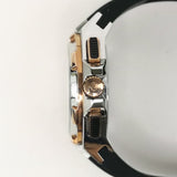 ARIES GOLD KING TWO-TONE STAINLESS STEEL G 7311 2TR-SRG HI-TECH BLACK SYNTHETIC STRAP MEN'S WATCH - H2 Hub Watches