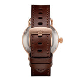 ARIES GOLD G 9013 RG-BU BROWN LEATHER MEN'S WATCH