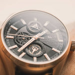 ARIES GOLD 500PCS LIMITED EDITION ROADSTER G 9021 RG-BK MEN'S WATCH - H2 Hub Watches