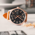 ARIES GOLD 500PCS LIMITED EDITION ROADSTER G 9021 RG-BK MEN'S WATCH - H2 Hub Watches