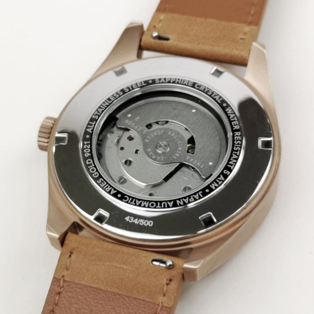 ARIES GOLD 500PCS LIMITED EDITION ROADSTER G 9021 RG-BK MEN'S WATCH - H2 Hub Watches