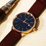 ARIES GOLD LA ORO G 9026 RG-BU MEN'S WATCH - H2 Hub Watches