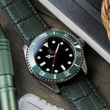 THE GREEN LANTERN 2.0 - AG COLLECTIVE SPECIAL CUSTOM WATCH G 9040 SBK-BK-M2