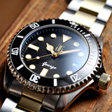 THE ADMIRAL AG COLLECTIVE G 9040 SG-BKG STAINLESS STEEL MEN WATCH