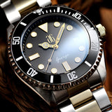 THE ADMIRAL AG COLLECTIVE G 9040 SG-BKG STAINLESS STEEL MEN WATCH