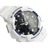 CASIO G-SHOCK GA-100B-7ADR-P DIGITAL WHITE RESIN MEN WATCH