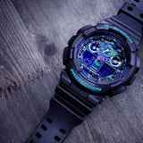 CASIO G-SHOCK GA-100BL-1ADR SPORTS MEN'S WATCH