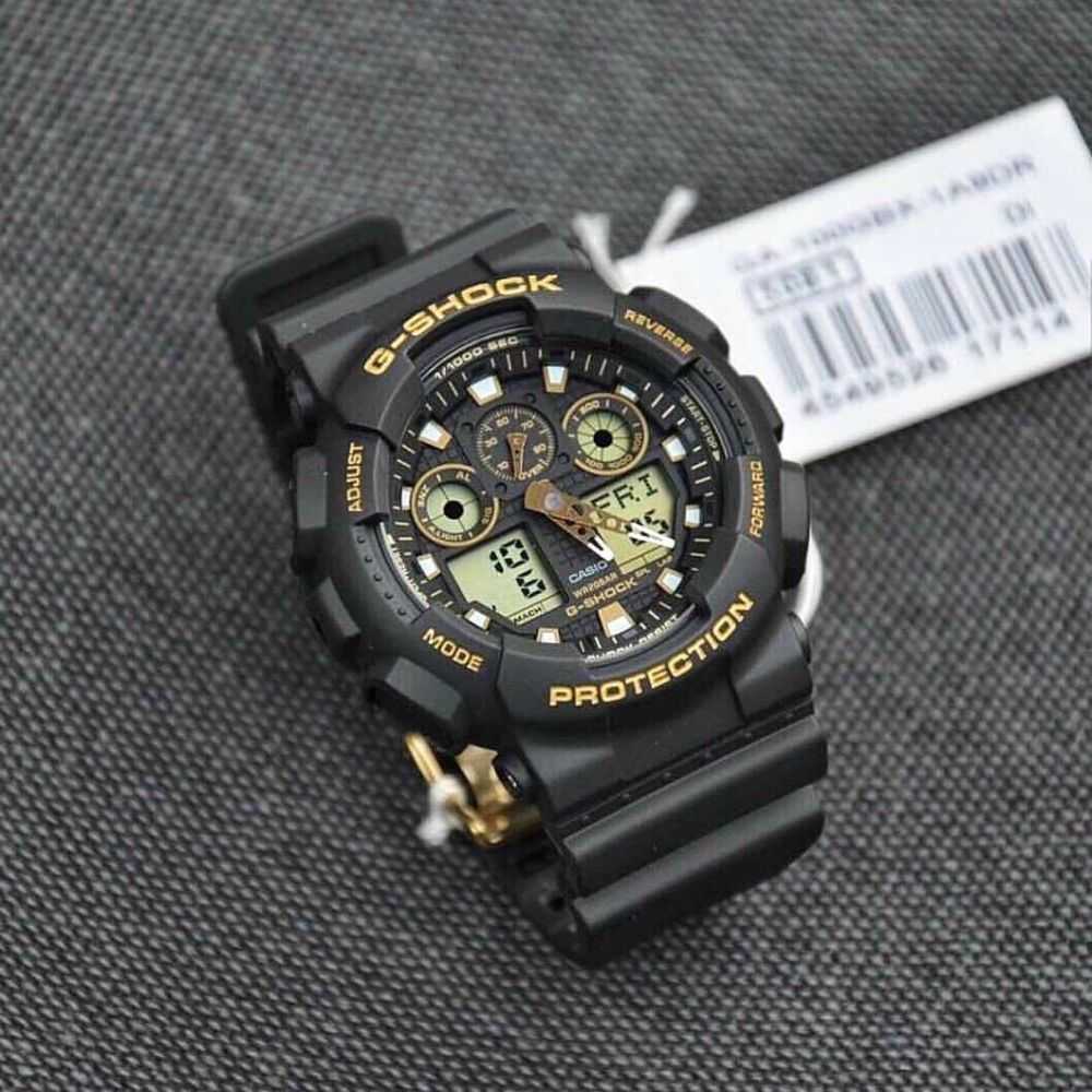 CASIO G-SHOCK GA-100GBX-1A9DR DIGITAL QUARTZ BLACK RESIN MEN'S WATCH - H2 Hub Watches