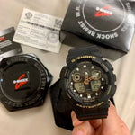 CASIO G-SHOCK GA-100GBX-1A9DR DIGITAL QUARTZ BLACK RESIN MEN'S WATCH - H2 Hub Watches