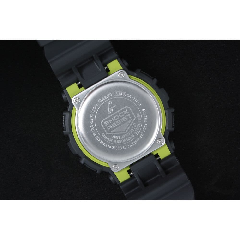 CASIO G-SHOCK GA-110LY-1ACR DIGITAL QUARTZ BLACK RESIN MEN'S WATCH - H2 Hub Watches