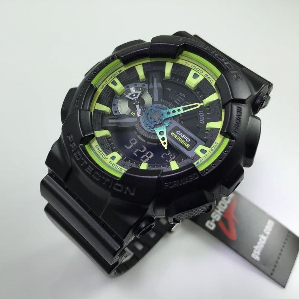 CASIO G-SHOCK GA-110LY-1ACR DIGITAL QUARTZ BLACK RESIN MEN'S WATCH - H2 Hub Watches