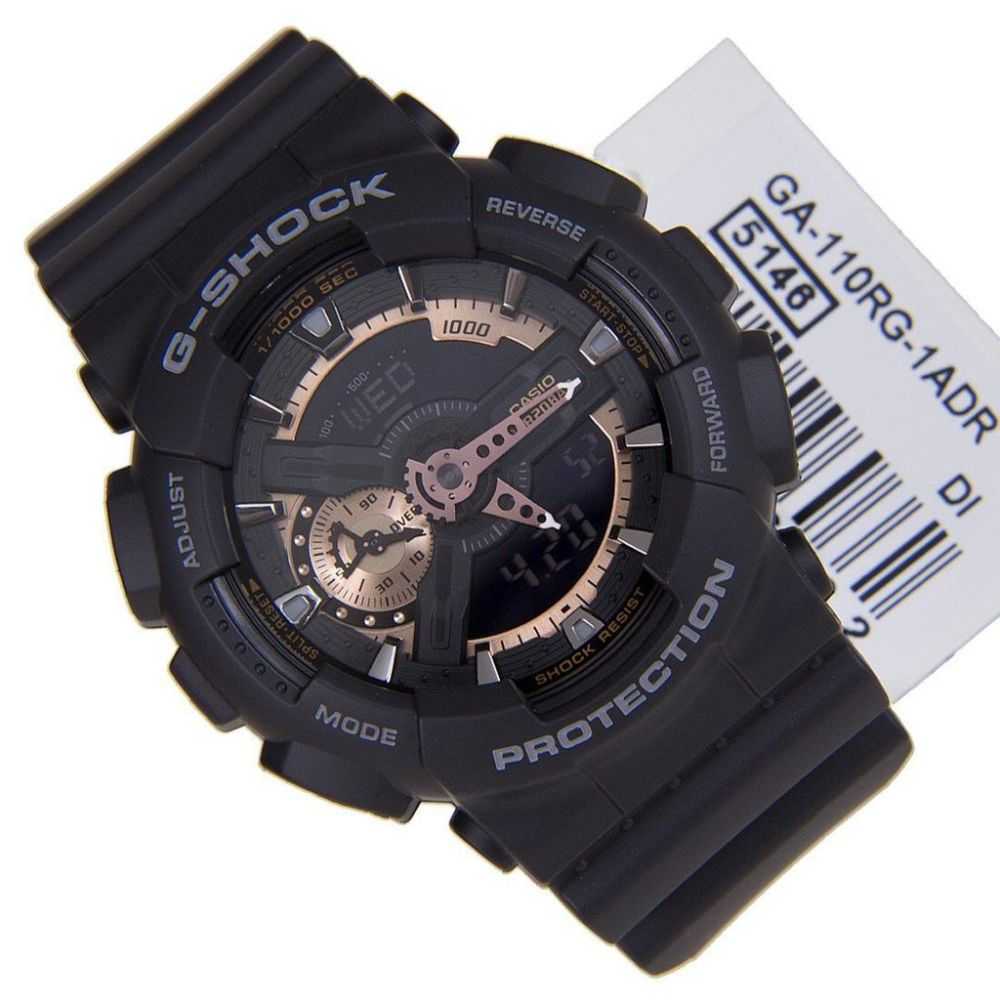 CASIO G-SHOCK GA-110RG-1ADR DIGITAL QUARTZ BLACK RESIN UNISEX'S WATCH - H2 Hub Watches