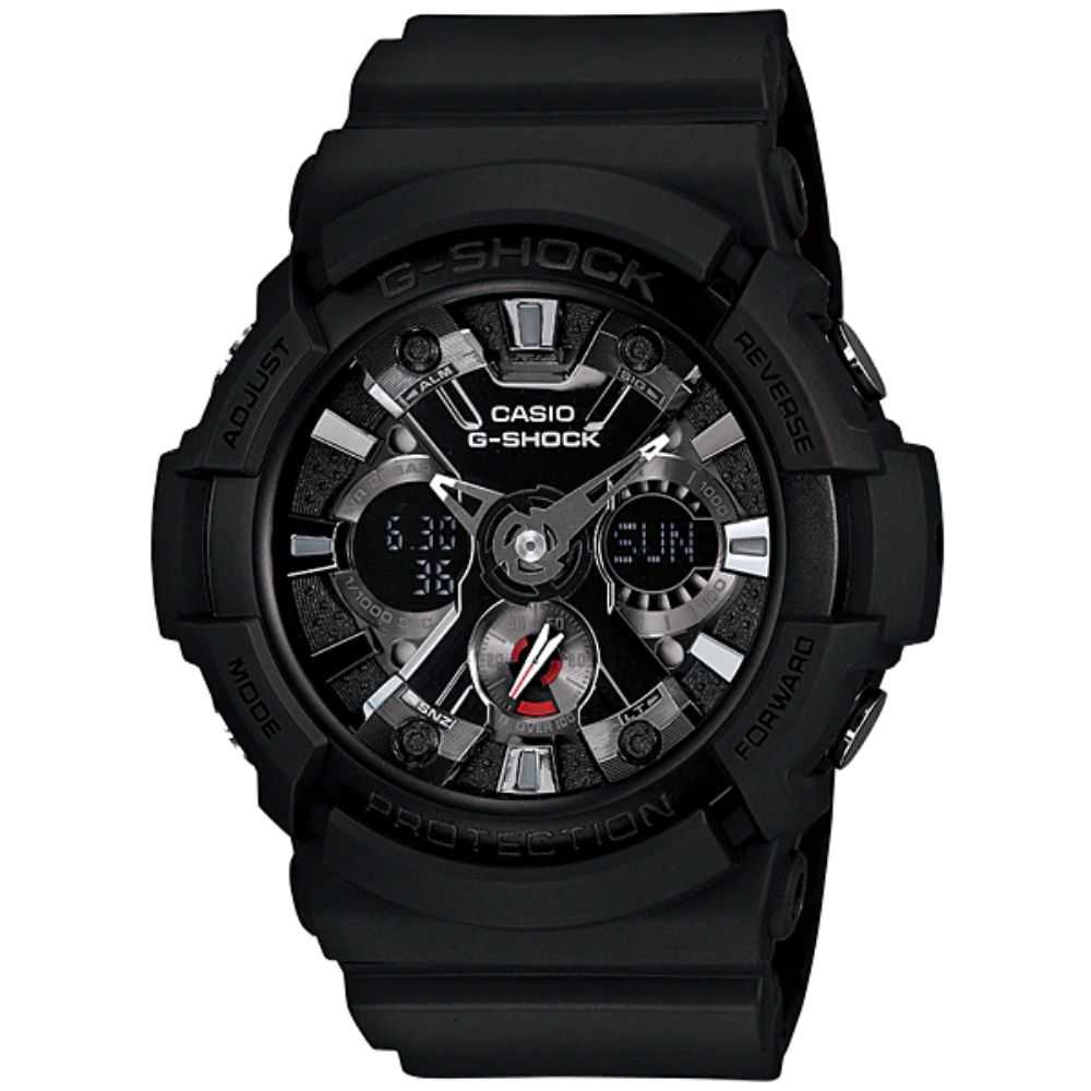 CASIO G-SHOCK GA-201-1ADR DIGITAL QUARTZ BLACK RESIN UNISEX'S WATCH - H2 Hub Watches