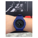 CASIO G-SHOCK GA-2100-2ADR BLUE RESIN STRAP MEN'S WATCH