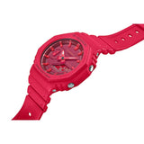 CASIO G-SHOCK GA-2100-4ADR-P RED RESIN STRAP UNISEX WATCH